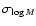 $\sigma_{\log M}$