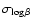 $\sigma_{\log \beta}$