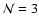 ${\cal N} = 3$