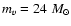 $m_v=24 \;M_\odot$