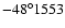 $-48^{\circ} 1553$