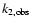 $k_{\rm 2, obs}$