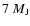 $7~M_{\rm J}$