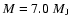 $M=7.0~M_{\rm J}$