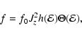 \begin{displaymath}f=f_0J_z^2 h({\cal E})\Theta({\cal E}),
\end{displaymath}