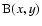${\rm B}(x,y)$