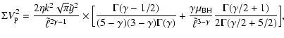$\displaystyle \Sigma V_{\rm p}^2= {2\eta k^2\sqrt{\pi}\tilde y^2\over\tilde\ell...
...\tilde\ell^{3-\gamma}}
{\Gamma (\gamma/2 +1)\over 2\Gamma(\gamma/2+5/2)}
\Big],$