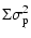 $\displaystyle \Sigma\sigma_{\rm p}^2$