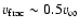 $v_{\rm frac} \sim 0.5 v_{\infty}$