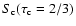 $S_{\rm c}(\tau_{\rm c}=2/3)$
