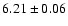 $6.21 \pm 0.06$