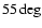 $55\deg$