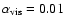 $\alpha _{\rm vis}=0.01$