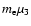 $m_{\rm e} \mu_3$