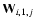 ${\bf W}_{i,1,j}$