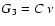 $G_3 = C~\nu$