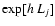 $\exp[h~L_j]$