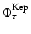 $\Phi^{{\rm Kep}}_\tau$