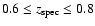 $0.6 \leq z_{\rm spec} \leq 0.8$