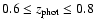 $0.6 \leq z_{\rm phot} \leq 0.8$