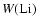 $W({\rm Li})$
