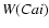 $W(Ca {\sc i})$