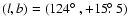 $(l, b) = (124\hbox{$^\circ$ }, +15\hbox{$.\!\!^\circ$ }5)$