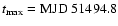 $t_{\rm max}={\rm
MJD}~51494.8$