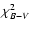 $\chi^2_{B-V}$