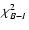 $\chi^2_{B-I}$