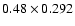 $0.48\times0.292$