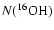 $N({\rm ^{16}OH})$