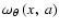 $\omega_{\theta}~(x,~a)$