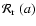 $\mathcal{R}_{\rm r}~(a)$