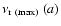 $\nu_{{\rm r}~({\rm max})}~(a)$