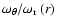 $\omega_\theta/\omega_{\rm r}~(r)$