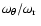$\omega_\theta/\omega_{\rm r}~$