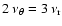 $2~ \nu_{\theta} = 3~ \nu_{\rm r}$