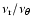 ${\nu_{\rm r}}/{\nu_\theta}$