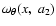 $\omega_\theta (x,~a_2)$