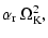 $\displaystyle \alpha_{\rm r}~\Omega_{\rm K}^2,$