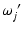$\displaystyle \omega_{{j}}^{~\prime}$
