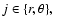 ${j}\in\{r,\theta\},\quad$