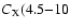 $C_{\rm X}(4.5{-}10$