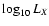 $\log_{10}
L_X$