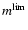 $m^{\rm lim}$