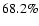 $68.2\%$