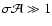 $\sigma \mathcal{A} \gg 1$
