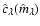 $\hat
c_\lambda(\hat m_\lambda)$