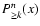 $P^n_{\ge k}(x)$